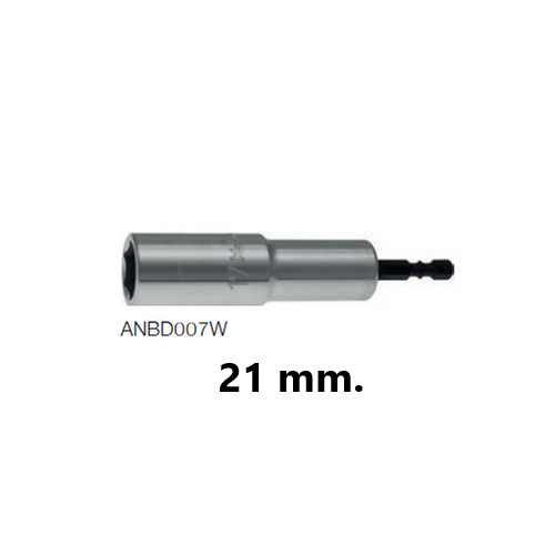 KOKEN ANBD007W-21 บ๊อกซ์แกน ยาว 6P ใช้กับไขควงไฟฟ้า ขนาดแกน 1/4นิ้ว21mm