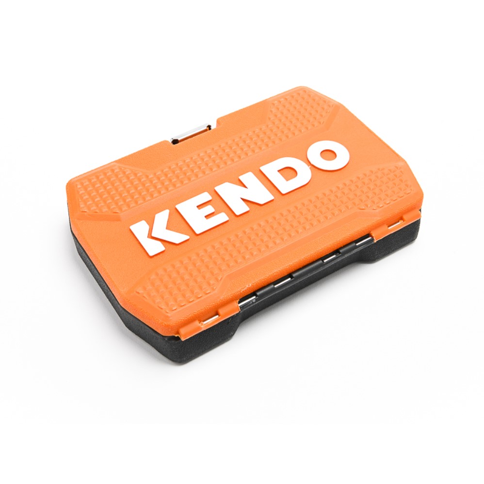 KENDO 90562 บ๊อกชุด 1/4นิ้ว-6P-42 ชิ้น/ชุด (ขนาด 2 หุน)