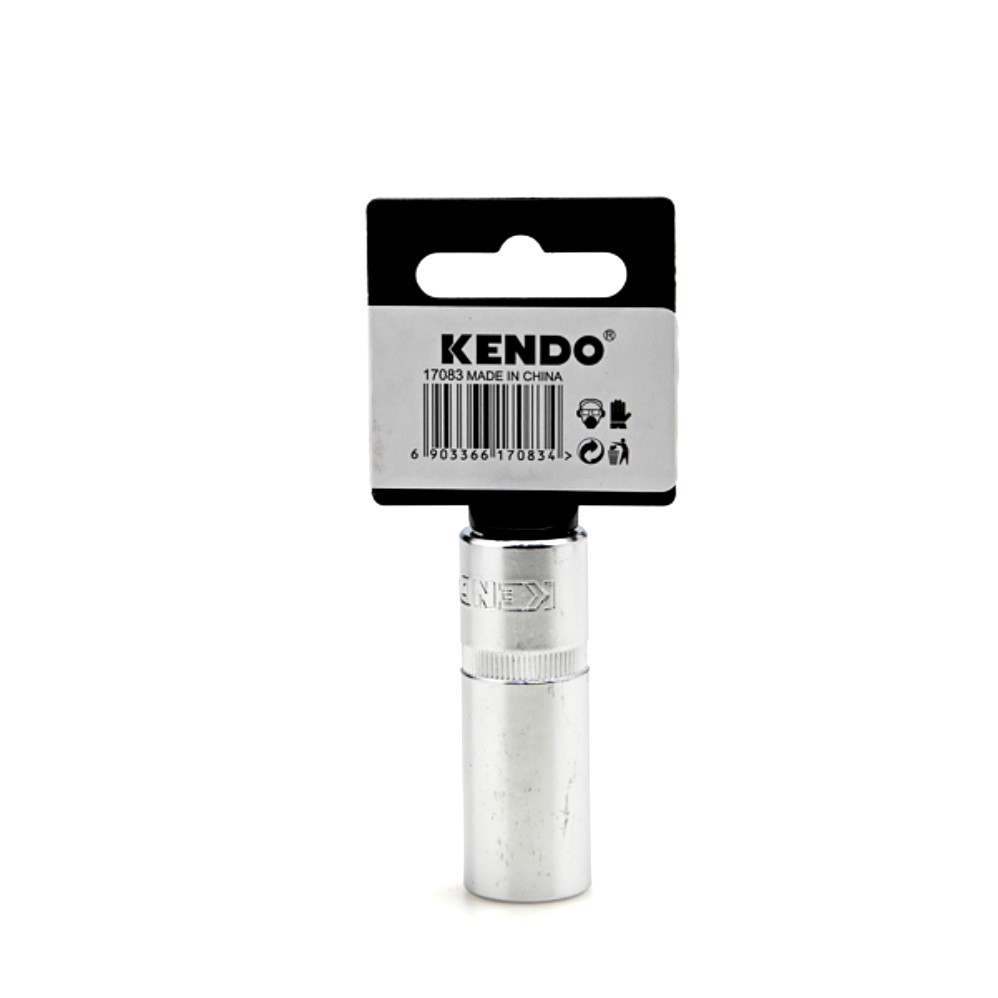 KENDO 17083 ลูกบ๊อกซ์ถอดหัวเทียน 1/2นิ้ว #16mm.