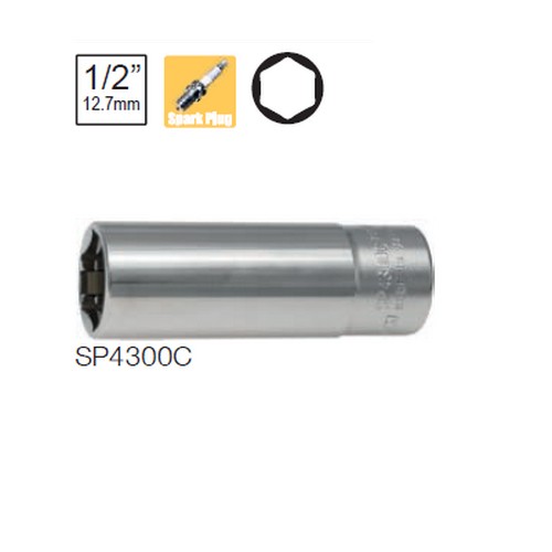 KOKEN SP4300C บ๊อกถอดหัวเทียนแบบสปริงหนีบ 20.8mm. ขนาด13/16นิ้ว