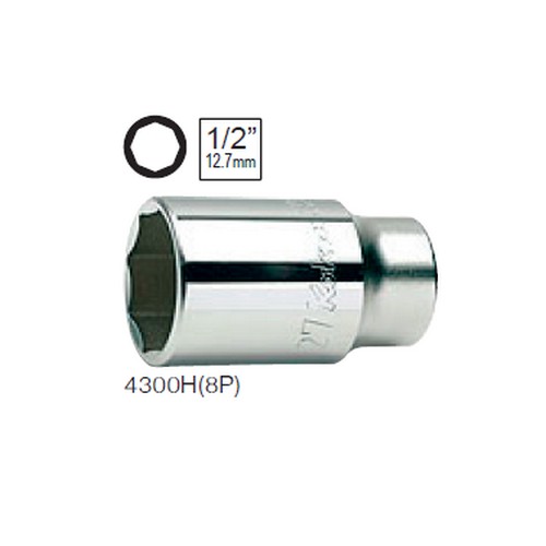 KOKEN 4300H(8P) ลูกบ๊อกซ์ สำหรับ Oil Pressure Switch 8 เหลี่ยม ขนาด 1/2นิ้ว