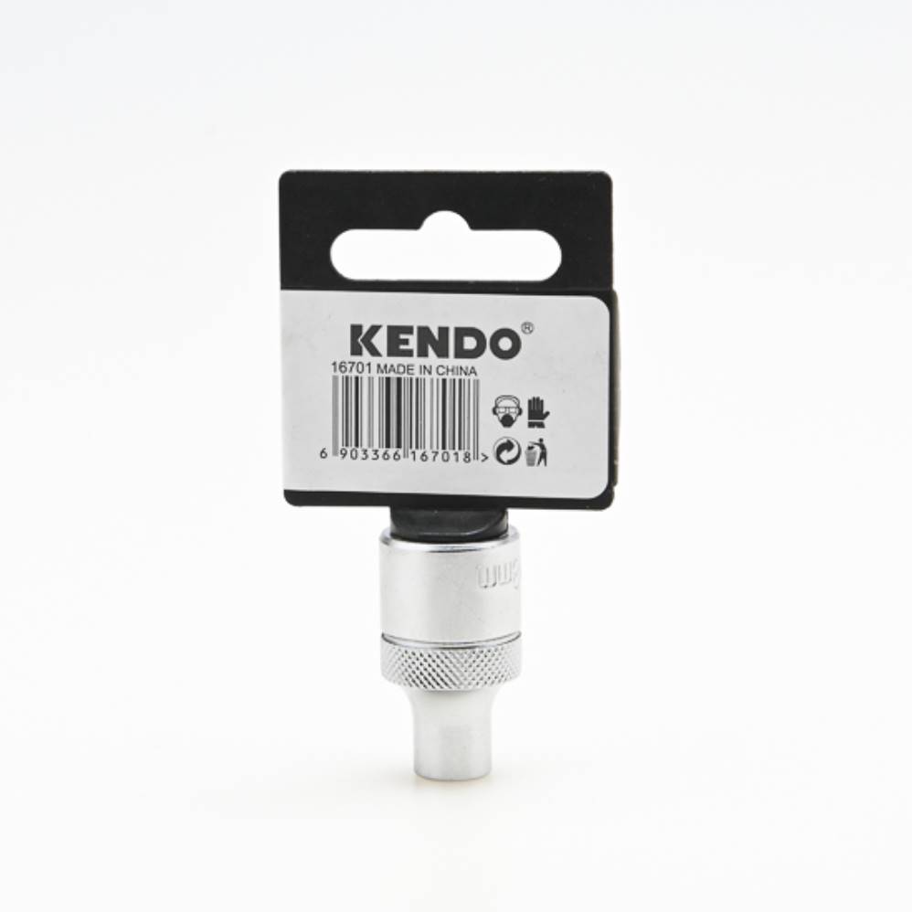 KENDO 16701 ลูกบ๊อกซ์ รู 1/2นิ้ว-6P-8mm.