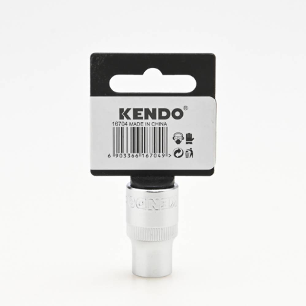 KENDO 16704 ลูกบ๊อกซ์ รู 1/2นิ้ว-6P-11mm.