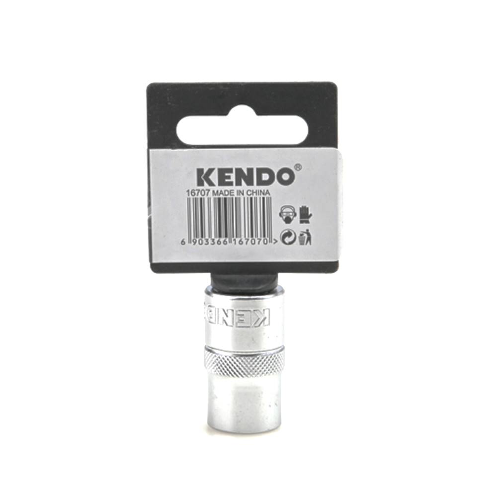 KENDO 16707 ลูกบ๊อกซ์ รู 1/2นิ้ว-6P-14mm.