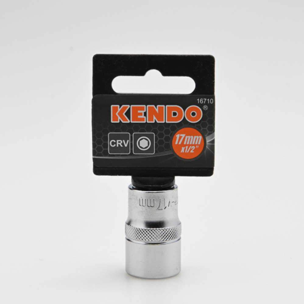 KENDO 16712 ลูกบ๊อกซ์ รู 1/2นิ้ว-6P-19mm.