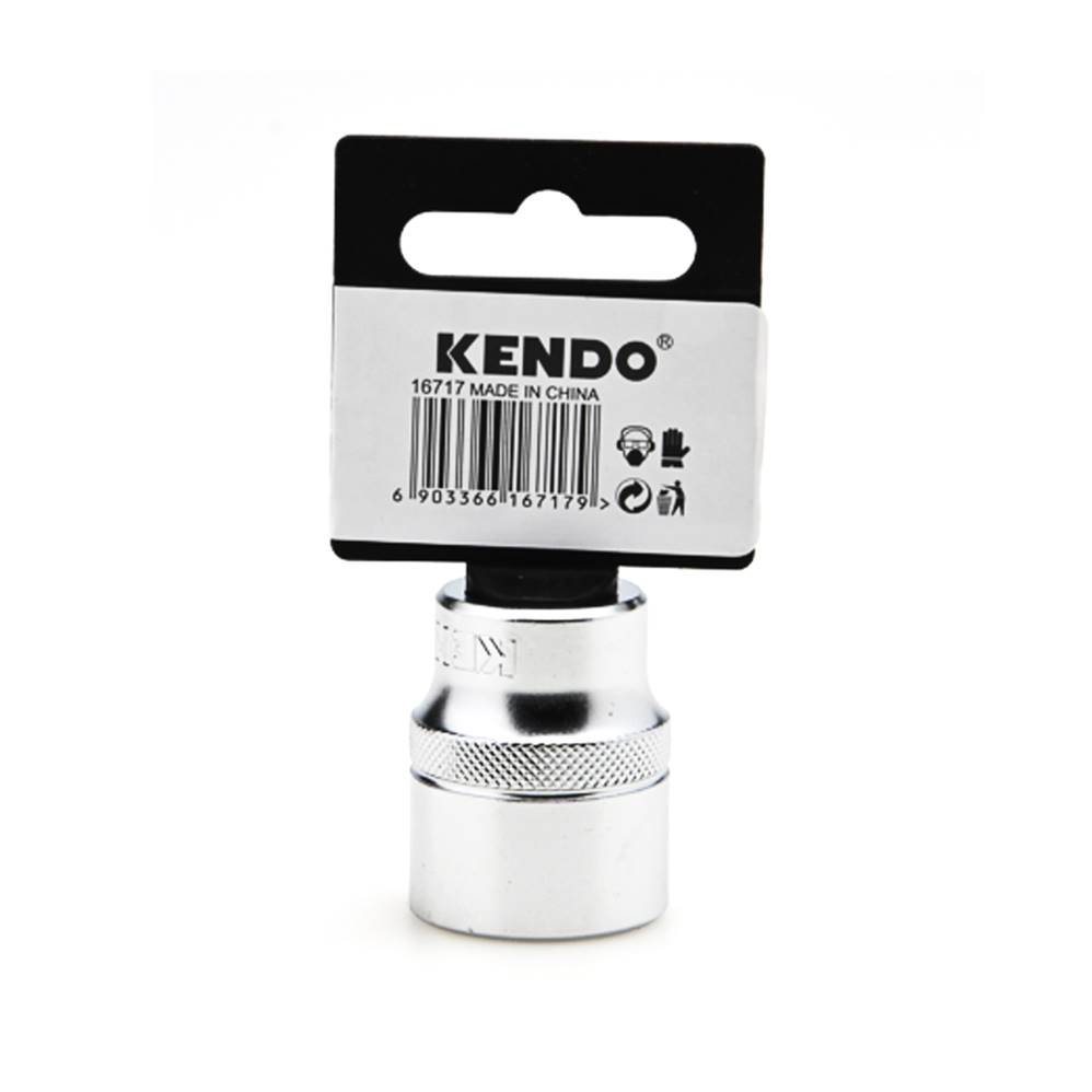 KENDO 16719 ลูกบ๊อกซ์ รู 1/2นิ้ว-6P-26mm.