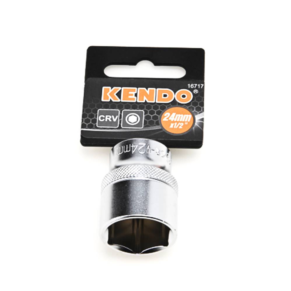 KENDO 16719 ลูกบ๊อกซ์ รู 1/2นิ้ว-6P-26mm.
