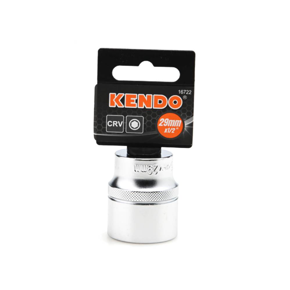 KENDO 16724 ลูกบ๊อกซ์ รู 1/2นิ้ว-6P-32mm.