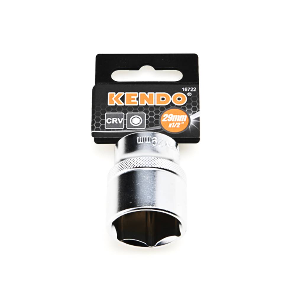 KENDO 16724 ลูกบ๊อกซ์ รู 1/2นิ้ว-6P-32mm.