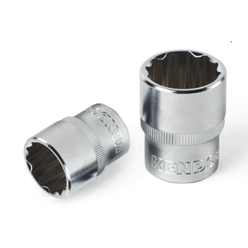 SKI - สกี จำหน่ายสินค้าหลากหลาย และคุณภาพดี | KENDO 16761 ลูกบ๊อกซ์ รู 1/2นิ้ว-12P-8mm.