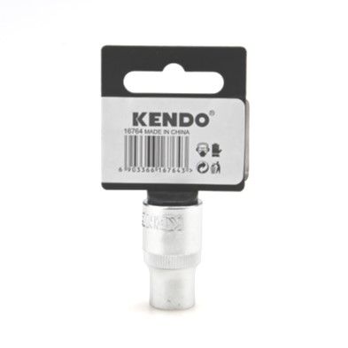KENDO 16764 ลูกบ๊อกซ์ รู 1/2นิ้ว-12P-11mm.