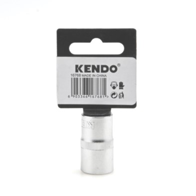 KENDO 16768 ลูกบ๊อกซ์ รู 1/2นิ้ว-12P-15mm.