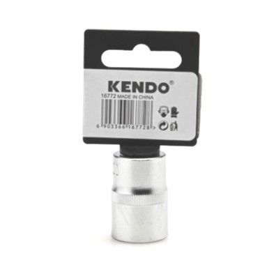 KENDO 16772 ลูกบ๊อกซ์ รู 1/2นิ้ว-12P-19mm.