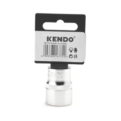 KENDO 16774 ลูกบ๊อกซ์ รู 1/2นิ้ว-12P-21mm.