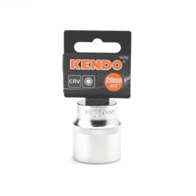 KENDO 16782 ลูกบ๊อกซ์ รู 1/2นิ้ว-12P-29mm.