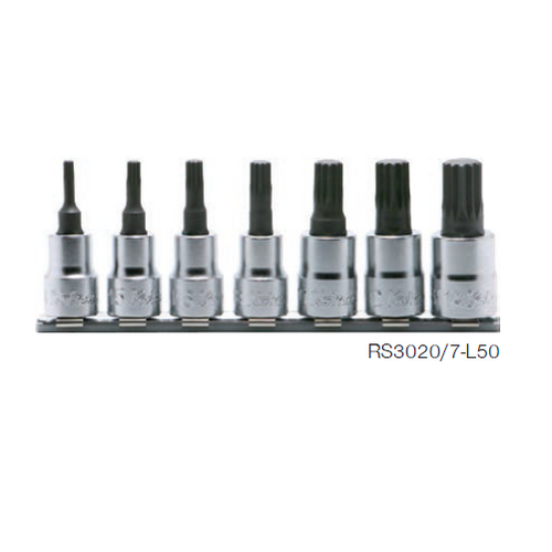 KOKEN RS3020/7-L50 ชุดบ๊อกซ์เดือยโผล่ XZN 7 ชิ้น ขนาด 3/8นิ้ว ยาว 50mm.