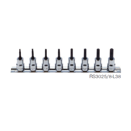 KOKEN RS3025/8-L38 ชุดบ๊อกซ์เดือยโผล่ ท๊อกซ์ 8 ชิ้น ขนาด 3/8นิ้ว ยาว 38mm.