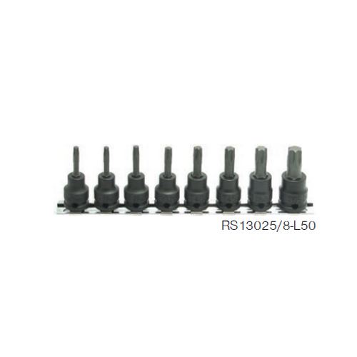 KOKEN RS13025/8-L50 บ๊อกซ์เดือยโผล่ลม ท๊อกซ์ ขนาด 3/8นิ้ว ชุด 8 ชิ้น