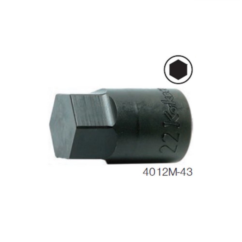 SKI - สกี จำหน่ายสินค้าหลากหลาย และคุณภาพดี | KOKEN 4012M-43-23 บ๊อกเดือยโผล่ดำ 6P-1/2นิ้ว-43-23mm.