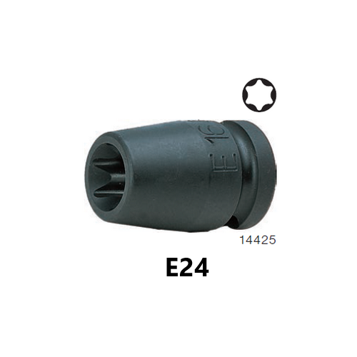KOKEN 14425-E24 ลูกบ๊อกลมสั้น ท๊อก 1/2นิ้ว-40-E24