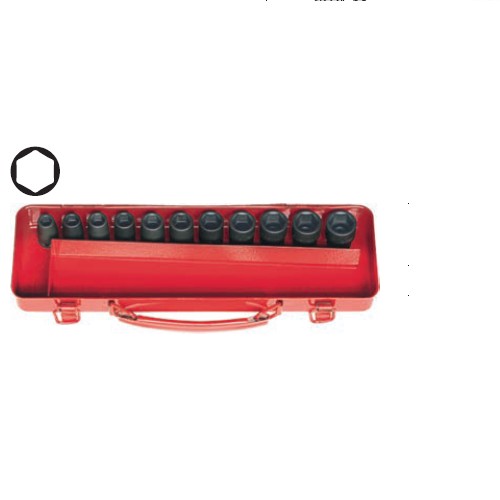 SKI - สกี จำหน่ายสินค้าหลากหลาย และคุณภาพดี | KOKEN 13242M ลูกบ๊อกลม ชุด 11 ชิ้น(มิล) ในกล่องเหล็ก 