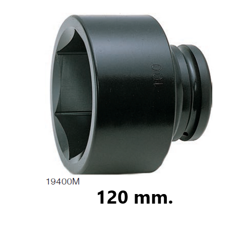 SKI - สกี จำหน่ายสินค้าหลากหลาย และคุณภาพดี | KOKEN 19400M-120 ลูกบ๊อกลมสั้น 2.1/2นิ้ว- 6P - 120mm