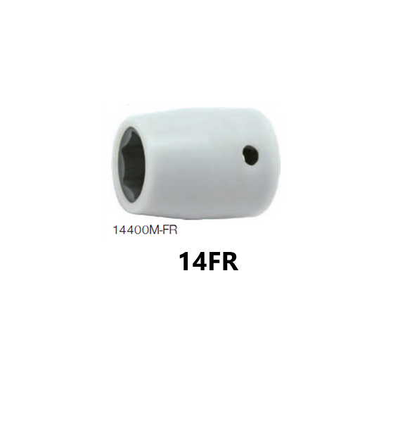 KOKEN 14400M-FR-14FR ลูกบ๊อกลม สั้น พร้อมปลอกป้องกัน 1/2นิ้ว-6P-38mm.