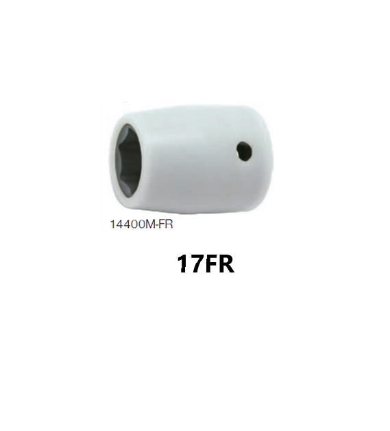 SKI - สกี จำหน่ายสินค้าหลากหลาย และคุณภาพดี | KOKEN 14400M-FR-17FR ลูกบ๊อกลม สั้น พร้อมปลอกป้องกัน 1/2นิ้ว-6P-38mm.