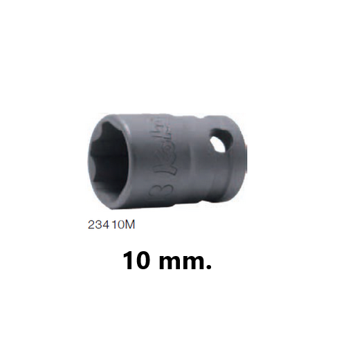 SKI - สกี จำหน่ายสินค้าหลากหลาย และคุณภาพดี | KOKEN 23410M-10 ลูกบ๊อกอินดัสเตรียล สั้น ถนอมมุมน๊อต 3/8นิ้ว-10