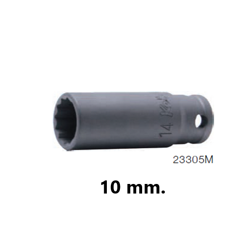 KOKEN 23305M-10 ลูกบ๊อกอินดัสเตรียล ยาว 3/8นิ้ว-12P-10mm.