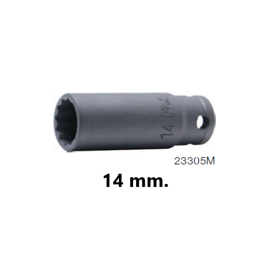 KOKEN 23305M-14 ลูกบ๊อกอินดัสเตรียล ยาว 3/8นิ้ว-12P-14mm.
