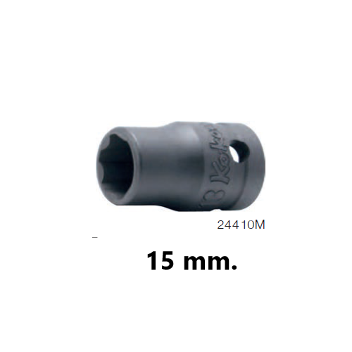 SKI - สกี จำหน่ายสินค้าหลากหลาย และคุณภาพดี | KOKEN 24410M-15 ลูกบ๊อกอินดัสเตรียล สั้น ถนอมมุมน๊อต 1/2นิ้ว-15