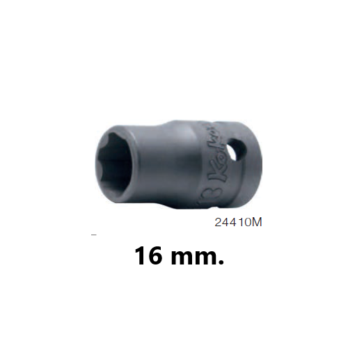 SKI - สกี จำหน่ายสินค้าหลากหลาย และคุณภาพดี | KOKEN 24410M-16 ลูกบ๊อกอินดัสเตรียล สั้น ถนอมมุมน๊อต 1/2นิ้ว-16