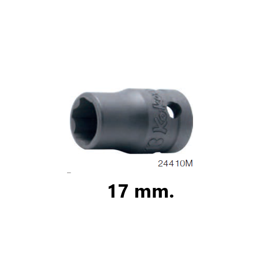 KOKEN 24410M-17 ลูกบ๊อกอินดัสเตรียล สั้น ถนอมมุมน๊อต 1/2นิ้ว-17