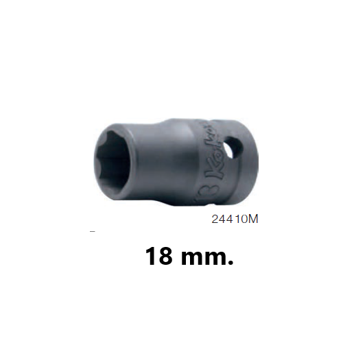KOKEN 24410M-19 ลูกบ๊อกอินดัสเตรียล สั้น ถนอมมุมน๊อต 1/2นิ้ว-19