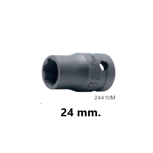 SKI - สกี จำหน่ายสินค้าหลากหลาย และคุณภาพดี | KOKEN 24410M-24 ลูกบ๊อกอินดัสเตรียล สั้น ถนอมมุมน๊อต 1/2นิ้ว-24