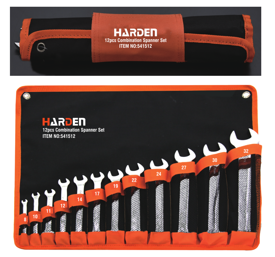 HARDEN แหวนข้างปากตาย 12 ตัว/ชุด  (8-32) #541512