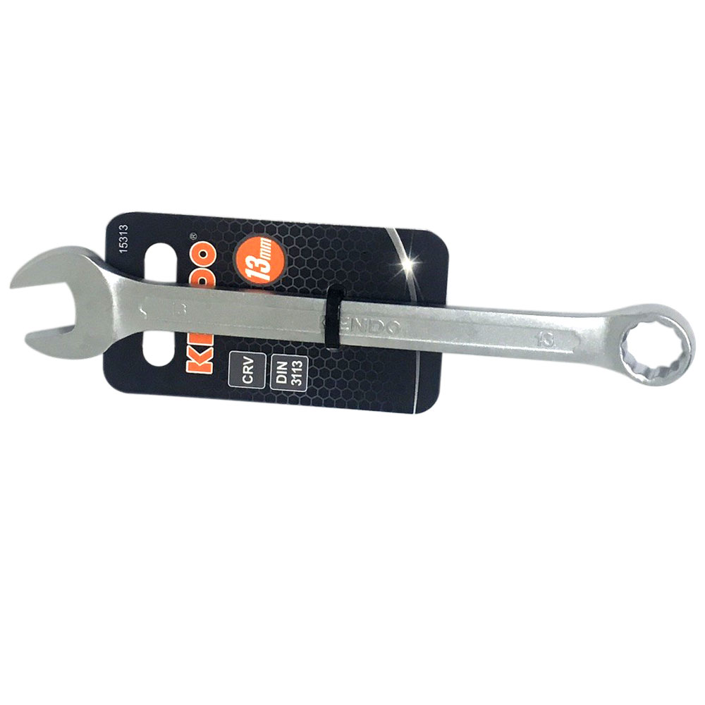 KENDO 15313  แหวนข้างปากตาย 13mm (ชุบโครเมียม)