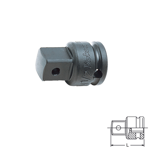 SKI - สกี จำหน่ายสินค้าหลากหลาย และคุณภาพดี | KOKEN 13344A-B ข้อเพิ่มลม 3/8นิ้วx1/2นิ้ว รุ่น B แบบลูกปืน