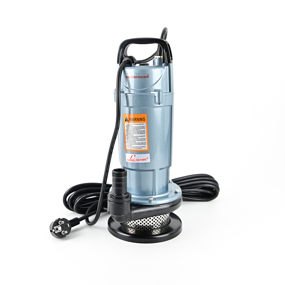 DAYUAN LA370 ปั๊มแช่ 1นิ้ว 370W ความเร็วรอบ 2900 RPM ส่งสูง 19M ปริมาณน้ำ 73 L/min > ALUMINUM ใช้กับน้ำสะอาด