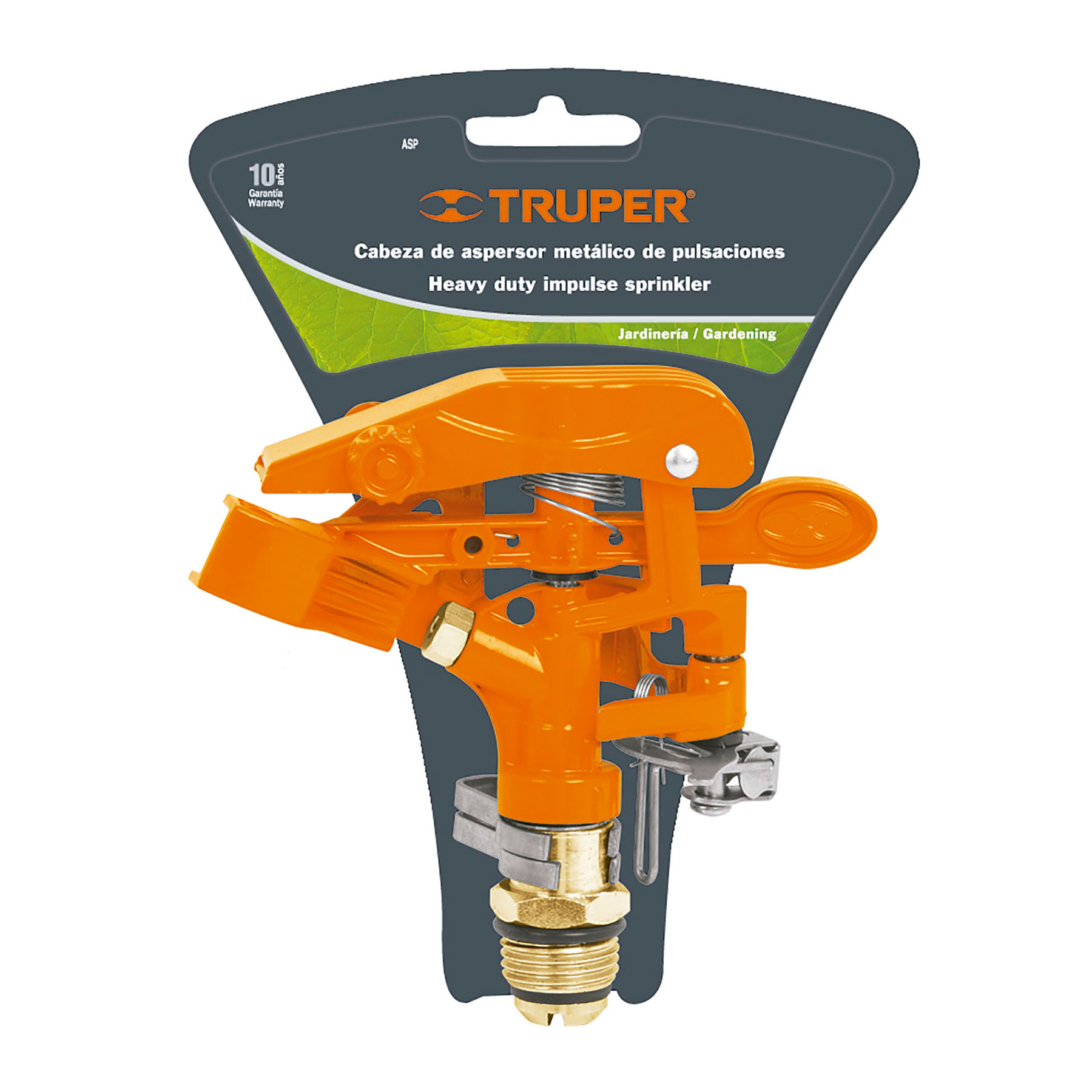 TRUPER 10315 หัวสปริงเกอร์พ่นน้ำเป็นจังหวะ เหล็ก 1 หัว (ASP)