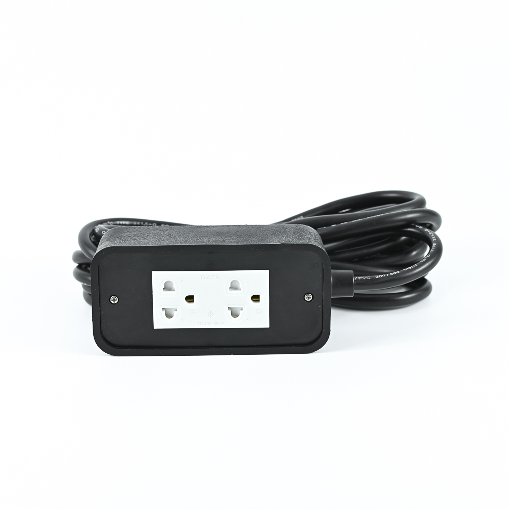 DATA HD9 ปลั๊กยาง 16A สายไฟ VCT 3 x 1.5 5 เมตร 16A 3500W