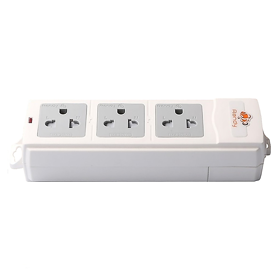 Randy D0316A ปลั๊กลอย - 3ช่อง + ปลั๊กตัวผู้  กำลังไฟ 16A-3680W