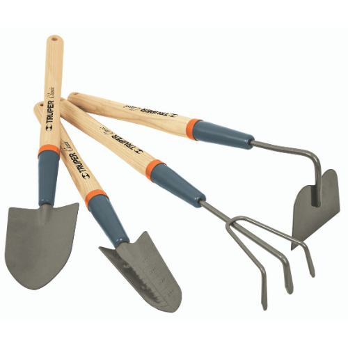 SKI - สกี จำหน่ายสินค้าหลากหลาย และคุณภาพดี | TRUPER 15040 ชุดงานสวน ด้ามยาว 15 นิ้ว 4ชิ้น (JJ-4L)