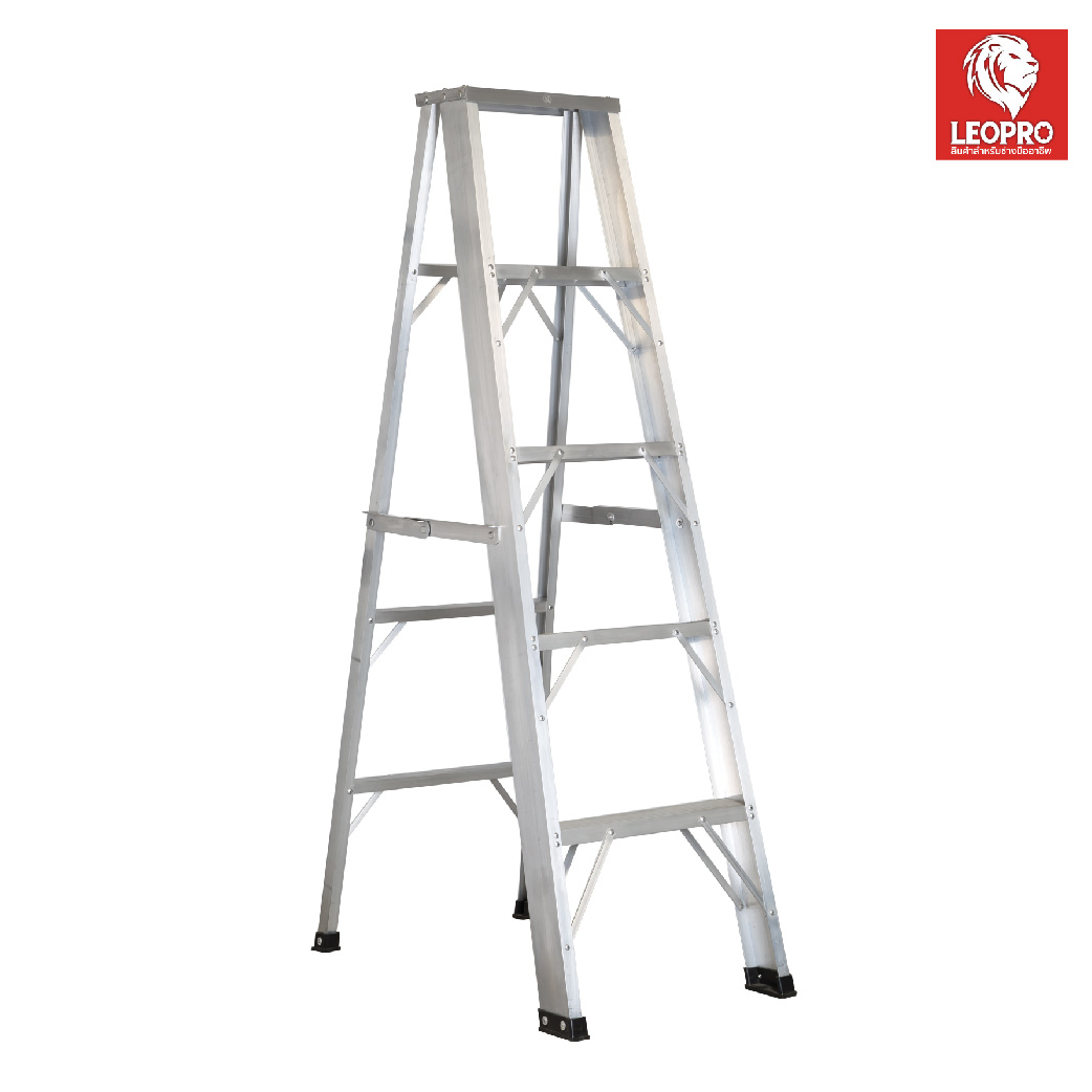 SKI - สกี จำหน่ายสินค้าหลากหลาย และคุณภาพดี | LEOPRO LP07004 บันไดพับ(บาง) 1 ทาง 5 ฟุต