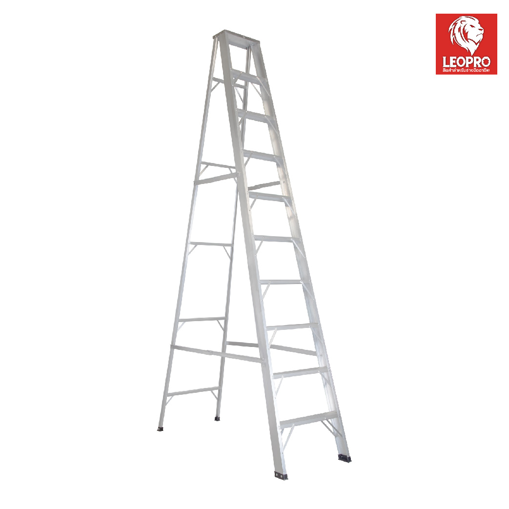 SKI - สกี จำหน่ายสินค้าหลากหลาย และคุณภาพดี | LEOPRO LP07040 บันไดหนา (ขาใหญ่) 1 ทาง 9 ฟุต