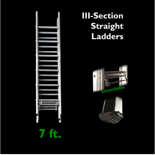 LEOPRO LP07052 บันไดเลื่อน 3 ตอน 7 ฟุต