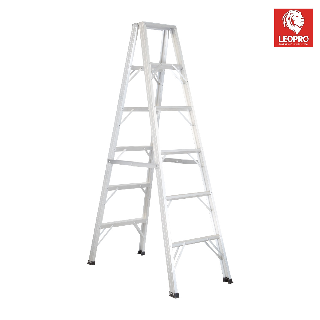 SKI - สกี จำหน่ายสินค้าหลากหลาย และคุณภาพดี | LEOPRO LP07075 บันไดหนา (ขาใหญ่) 2 ทาง 6 ฟุต
