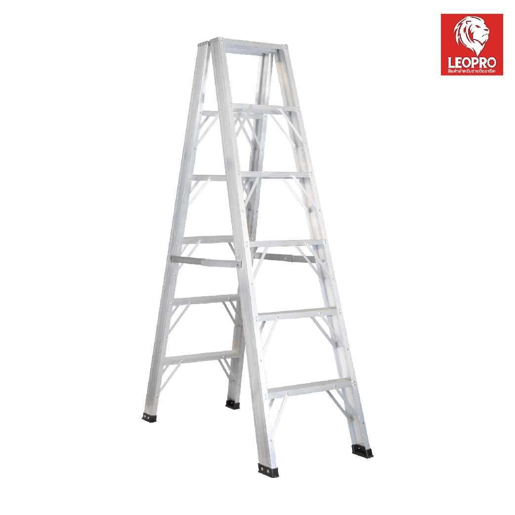 SKI - สกี จำหน่ายสินค้าหลากหลาย และคุณภาพดี | LEOPRO LP07109 บันไดพับ(บาง) 2 ทาง 6 ฟุต