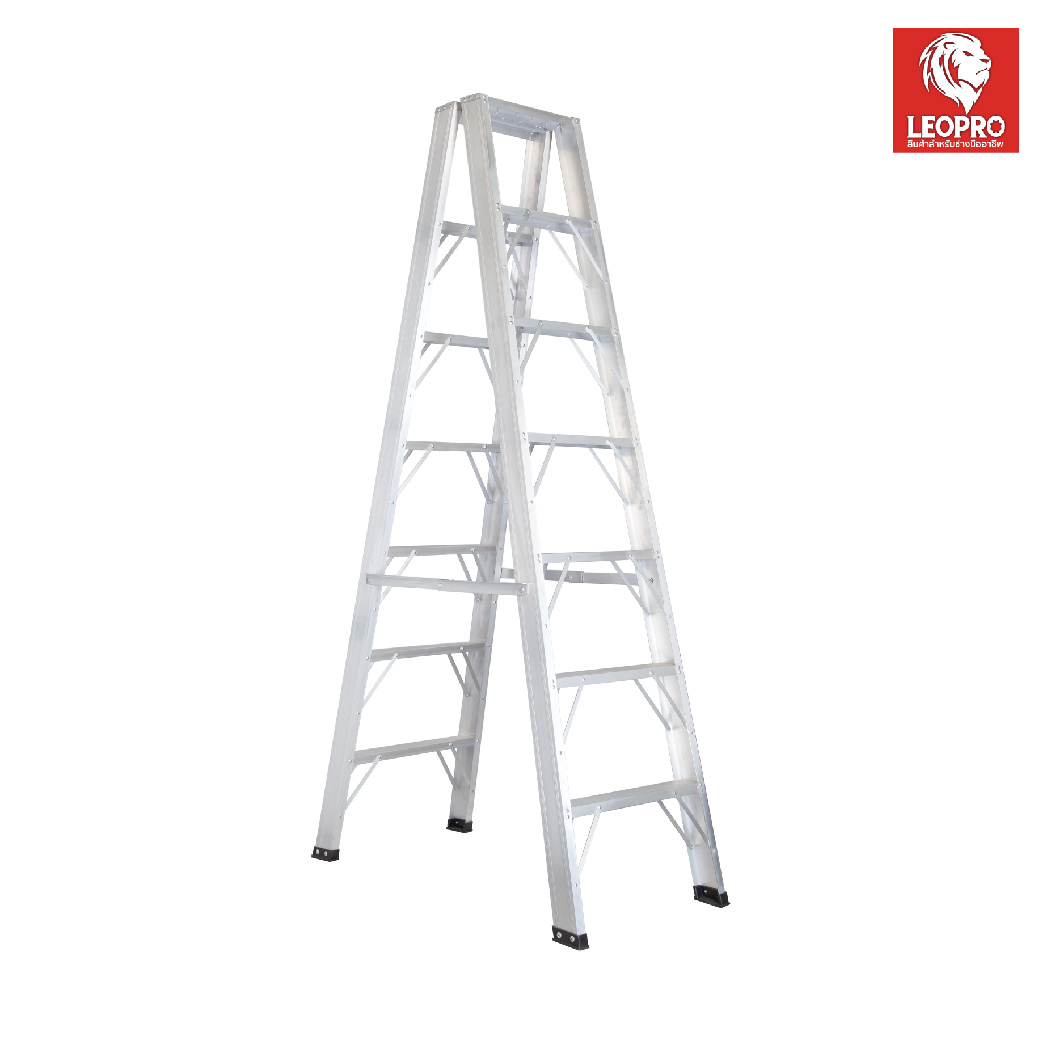 SKI - สกี จำหน่ายสินค้าหลากหลาย และคุณภาพดี | LEOPRO LP07110 บันไดพับ(บาง) 2 ทาง 7 ฟุต